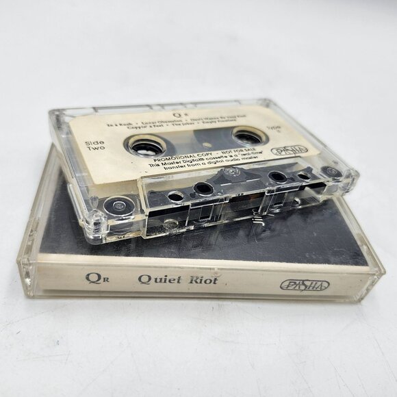 Quiet Riot Q R Master Digital Cassette Promotional Copy Pasha Records RARE - Picture 3 of 9